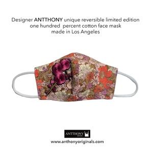 Face Mask (Reversible) Bougainvillea